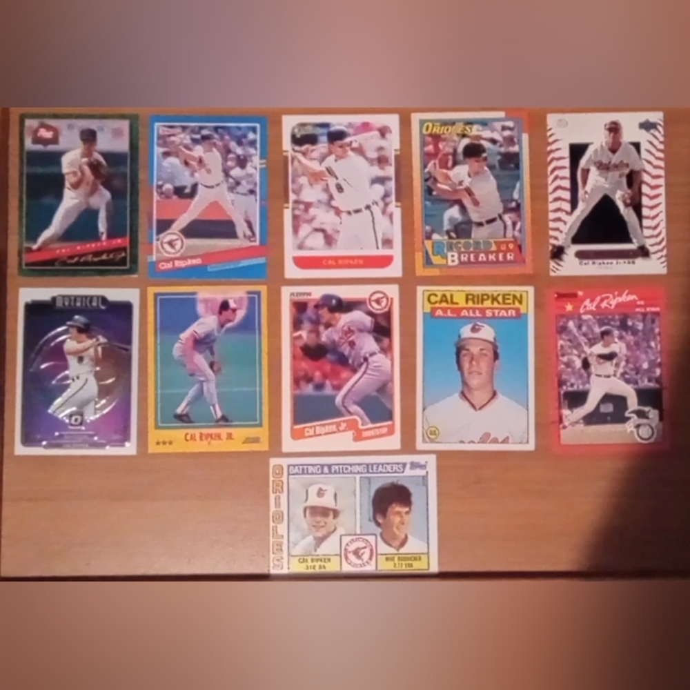 Cal Ripken Baseball Card Lot